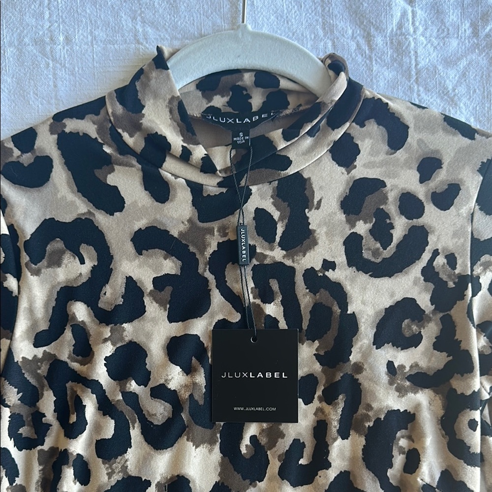 Brand New JLUXLABEL Leopard Print Dress